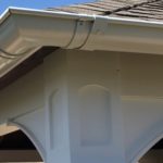 White half round Nordic Steel Gutters