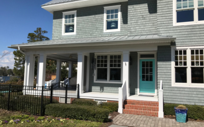 White Steel Gutters for Coastal Living: Home Designed to Shine