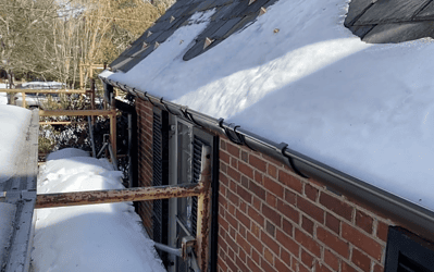 The best plan for the Heavy Gutter Ice Load
